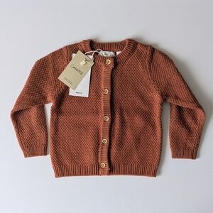 Mango Terracotta Knit Sweater